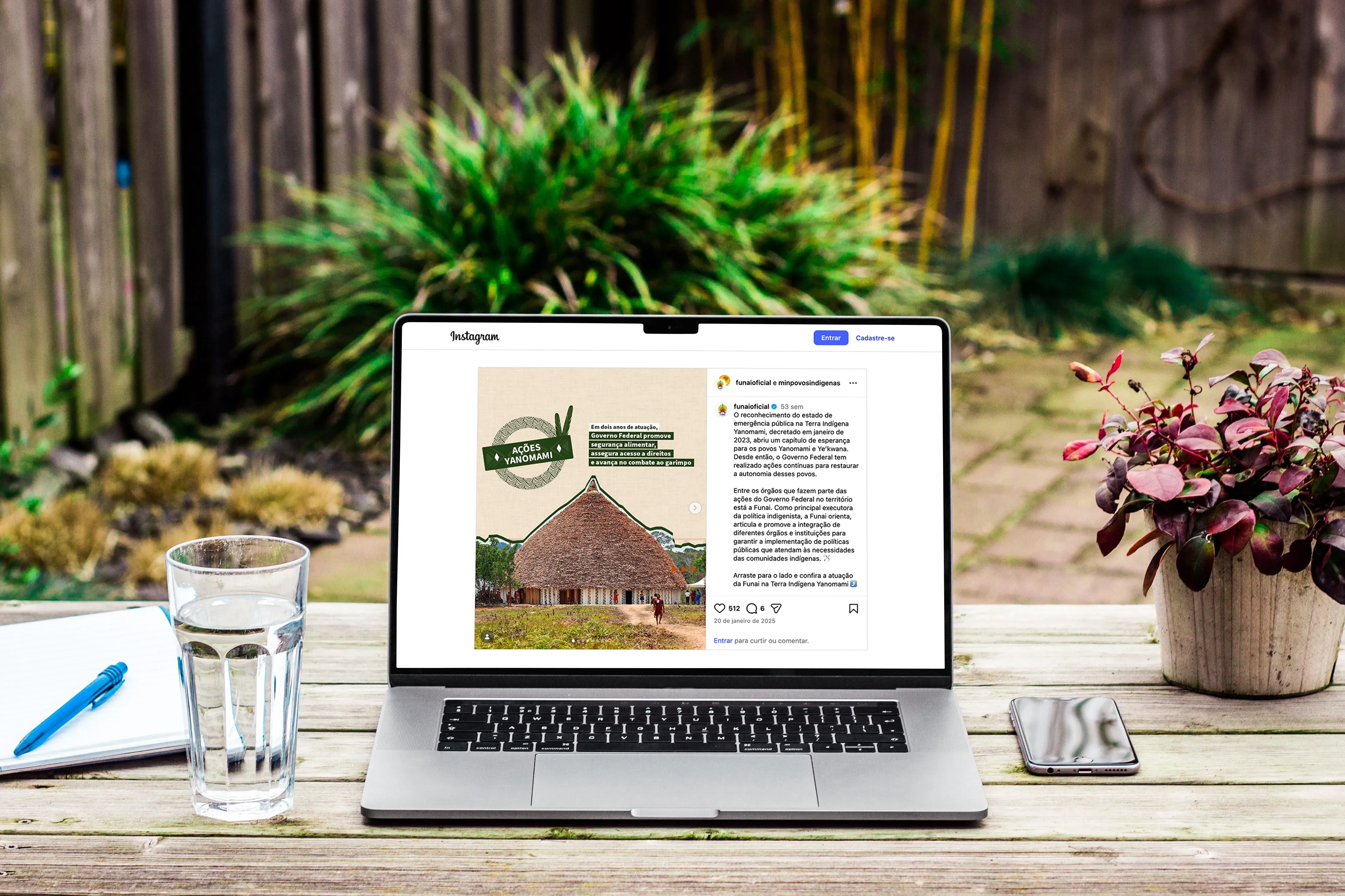 Detalhe Comunicação Pauta Indígena Funai 2