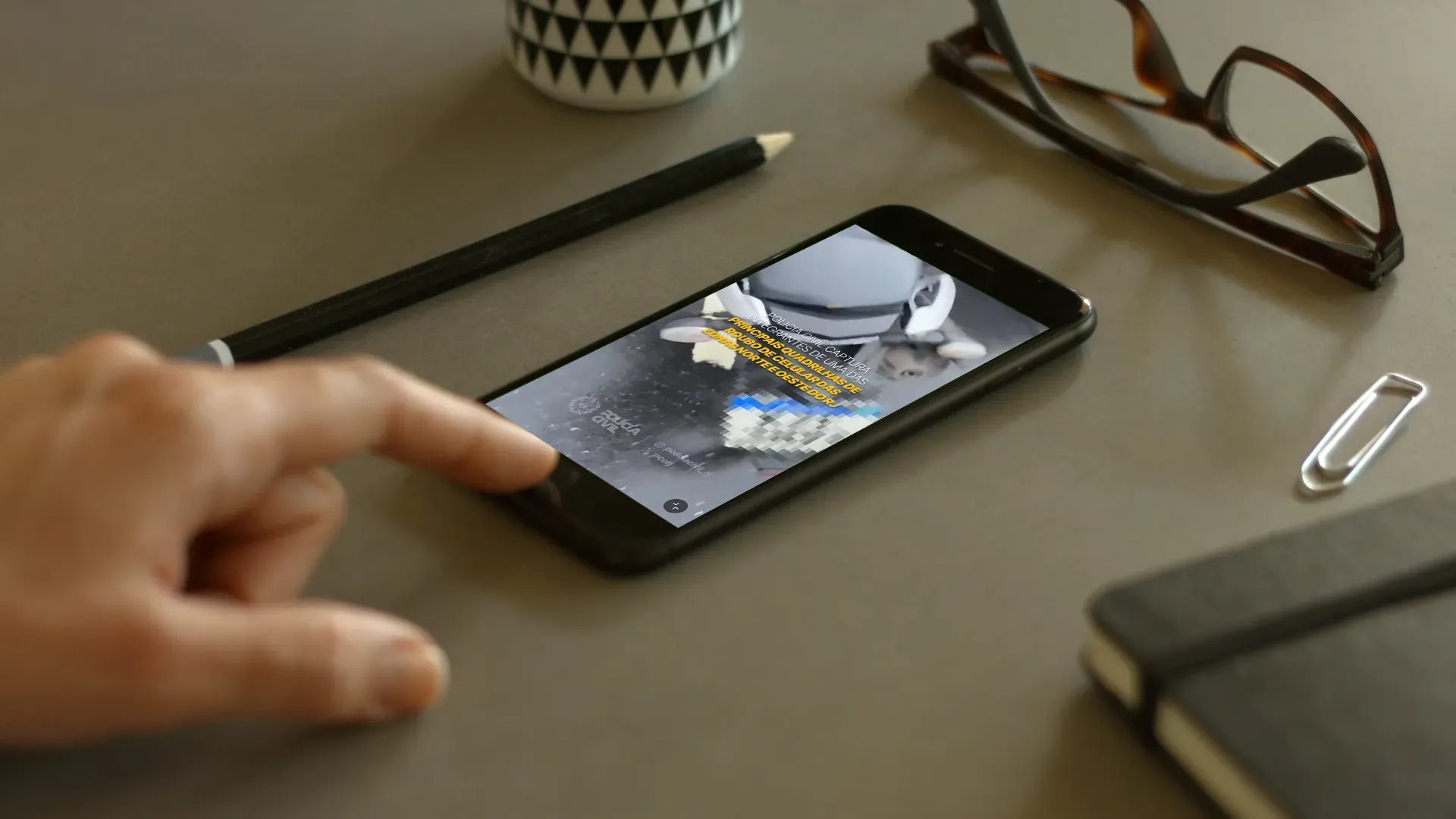 Detalhe Comunicação Operacional Polícia Civil RJ 1